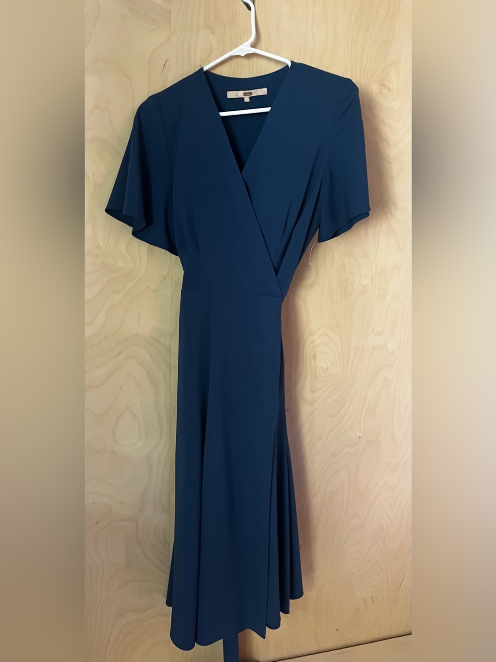 Hatch Teal Wrap Maxi Dress
